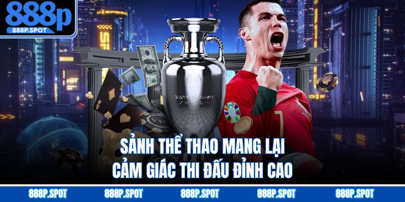 Sảnh thể thao mang lại cảm giác thi đấu đỉnh cao